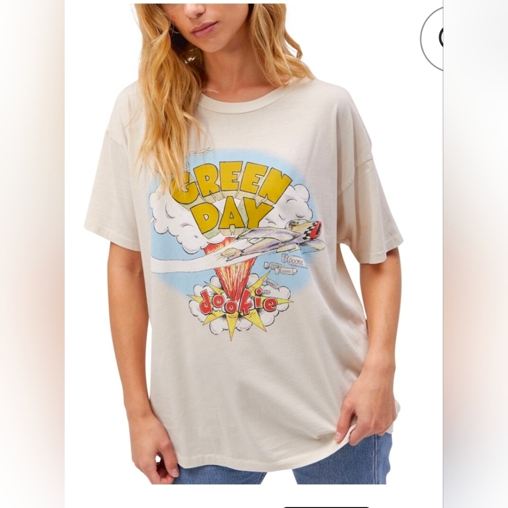 Daydreamer Cream Green Day Tee